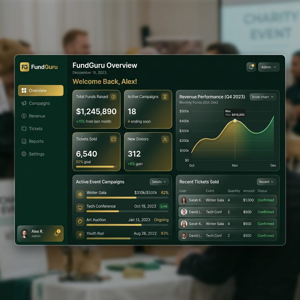 FundGuru Beautiful Dashboard